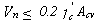 Equations 73.  The equation reads V subscript n less than or equal to .2 times f prime subscript c times A subscript cv.