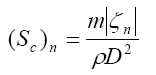 The equation reads H subscript lowercase J times partial second-order differential in lowercase Y subscript lowercase J-P over partial second-order differential in lowercase X squared subscript lowercase J-P is equal to mu subscript lowercase J times partial second-order differential in lowercase Y subscript lowercase J-P over partial second-order differential in lowercase T.