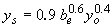 Equation 29. Mississippi Equation. The depth of scour equals 0.9 multiplied by B subscript E raised to the power of 0.6, multiplied by approach depth of flow for pier scour raised to the power of 0.4. B subscript E, defined as effective pier width, equals pier width multiplied by the cosine of alpha, plus the quantity pier length multiplied by the sine of alpha, where alpha is the skew of the pier to approach flow.