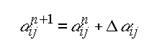 Figure 67. Equation. Back stress alpha subscript lowercase IJ superscript lowercase N plus 1. Alpha subscript lowercase IJ superscript lowercase N plus 1 equals alpha subscript lowercase IJ superscript lowercase N plus delta alpha subscript lowercase IJ.