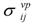 Sigma superscript lowercase v p subscrip lowercase i j