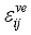 Viscoelastic strain, epsilon superscript total and subscript ij.