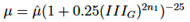 Equation. Modified shear-modulus function. Click here for more information.