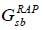 G subscript sb superscript RAP. 