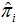 The greek symbol Pi with a circumflex on top.