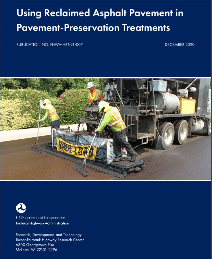 Using Reclaimed Asphalt Pavement in Pavement-Preservation Treatments