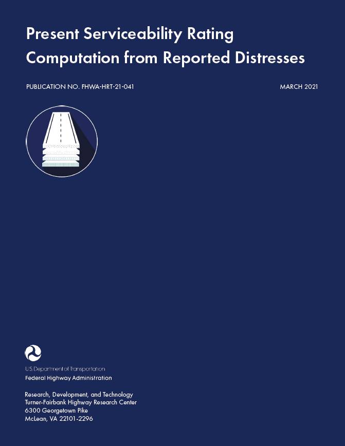 Present Serviceability Rating Computation from Reported Distresses