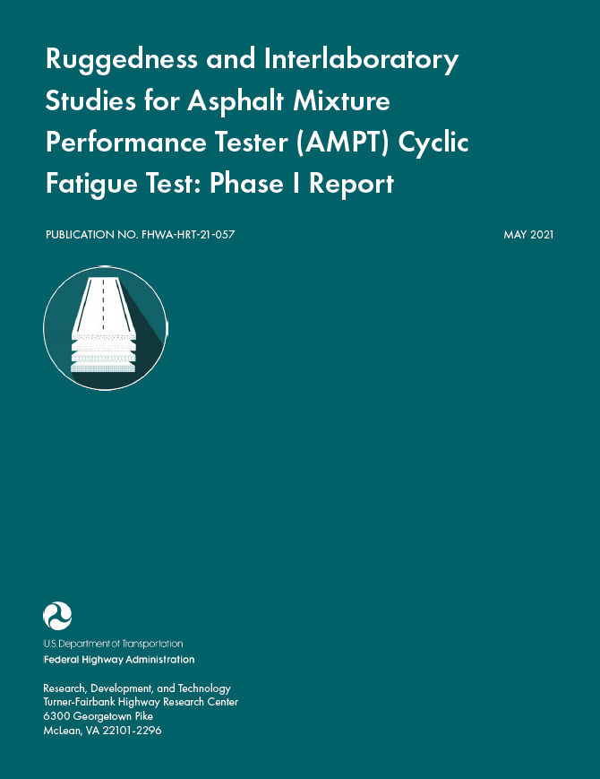 Ruggedness and Interlaboratory Studies for Asphalt Mixture Performance Tester (AMPT) Cyclic Fatigue Test: Phase I Report