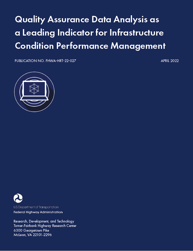 Quality Assurance Data Analysis as a Leading Indicator for Infrastructure Condition Performance Management