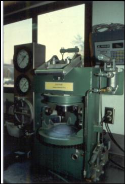 Figure 5.  1987, Rainhart Company, Gyratory Shear Test Machine    