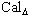 Cal subscript delta