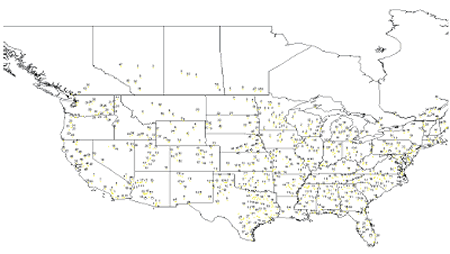 Figure 7. Cluster membership map based on the plus K-means method