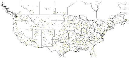 Figure 9. Cluster membership map based on the K-means method