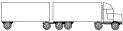 Six-axle multi-trailer trucks