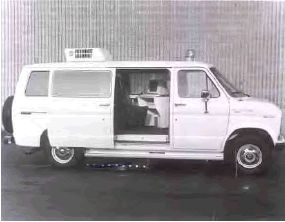 This figure shows a photograph of the K.J. Law Engineers DNC 690 profiler that used a van as the host vehicle.