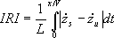 Equation. I R I is equal to the product of the quotient of 1 over L, times the integral of the absolute value of lowercase Z dot subscript lowercase s minus lowercase Z dot subscript lowercase U, with respect to T, from T equals 0 to lowercase X over V.