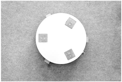 Figure 105. Photo. Bottom view of the reference load cell.