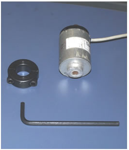 Figure 35. Photo. KUAB geophone parts.