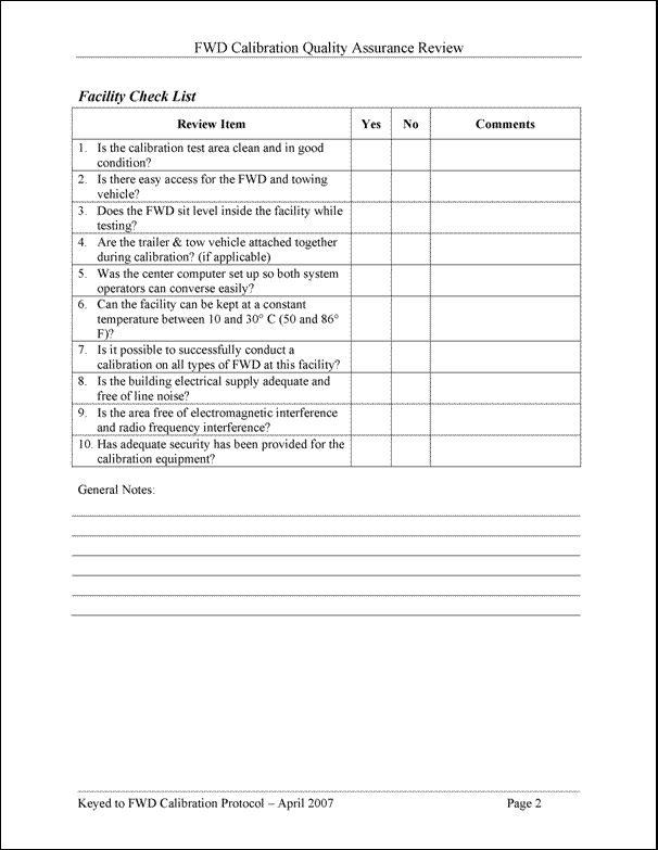 Figure 45 (continued). Illustration. Center facilities QA review form.