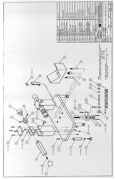 Figure provides a diagram of the gage point mounting device to be used in P07 testing.