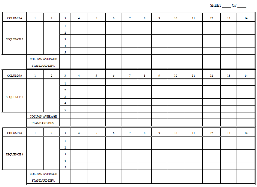 LABORATORY DATA SHEET T46 WORKSHEET