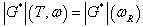 Equation 75. Calculation of dynamic shear modulus as a function of temperature and frequency. Vertical line G superscript star vertical line times parenthesis T, omega end parenthesis equals vertical line G superscript star vertical line times parenthesis omega subscript R end parenthesis.