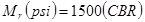 M subscript r times open parenthesis psi closed parenthesis equals 1,500 times open parenthesis CBR closed parenthesis.