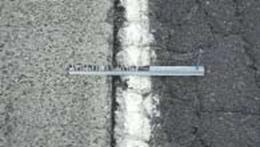 Distress Type CRCP 10-Close-up View of a  Lane-to-Shoulder Separation