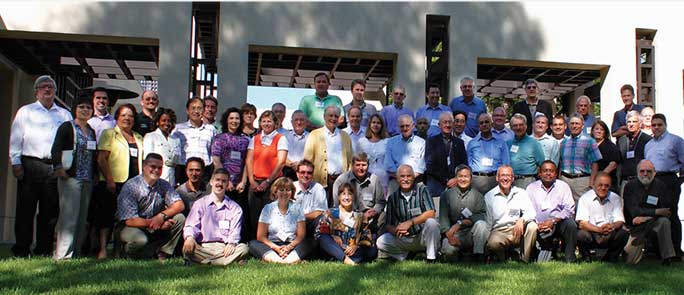 Photo. Participants in the Data Analysis Forum, Irvine, CA, September 2010.