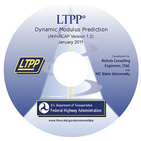 Figure 10.9. Photo. DVD label for LTPP Star dynamic modulus prediction software.