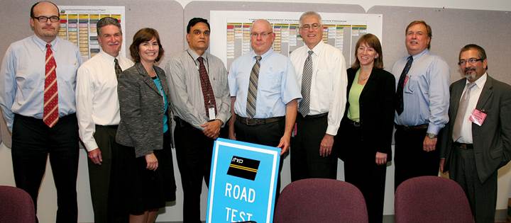 Figure 2.7. Photo. Participants in an Connecticut Department of Transportation LTPP meeting.