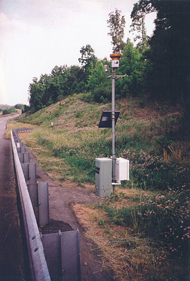 Photo. Seasonal monitoring equipment.