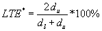 Equation 2 Load transfer efficiency index equals 2 times the corresponding deflection at the joint of the unloaded slab divided by the sum total of the maximum deflection at the joint of the loaded slab plus the corresponding deflection at the joint of the unloaded slab, times 100 percent.