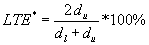 Equation 2 Load transfer efficiency index equals 2 times the corresponding deflection at the joint of the unloaded slab divided by the sum total of the maximum deflection at the joint of the loaded slab plus the corresponding deflection at the joint of the unloaded slab, times 100 percent.