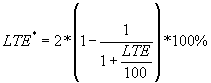 Equation 3 Load transfer efficiency index equals 2 times the sum total of 1 minus the sum total of 1 divided by 1 plus the load transfer efficiency divided by 100, times 100 percent.