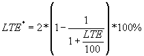 Equation 3 Load transfer efficiency index equals 2 times the sum total of 1 minus the sum total of 1 divided by 1 plus the load transfer efficiency divided by 100, times 100 percent.