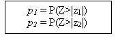 Figure 28 in page 74 shows the equations for computing p-values (p1 for skewness; p2 for kurtosis) which are the maximum probabilities that the null hypothesis: skewness = 0 or kurtosis = 0 will be rejected by looking up the standardized normal table when Z is greater than the absolute value of z1 or z2 where z1 and z2 are the computed statistics of the skewness and kurtosis of the sample layer thickness data.
