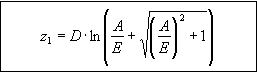 Figure 87 in page 135 shows the skewness statistic z1 definition equation. z1 is equal to the product of parameter D and the natural logarithm of the total of parameter A divided by parameter E plus the square root of the total of the square of A divided E and 1, where parameter D defined in Figure 85 page 135; parameter A is defined in Figure 82 page 134; parameter E is defined in Figure 86 in page 135.