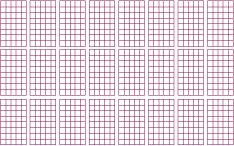 Modular Matrix, comprised of character blocks