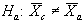 Equation for two-tailed test
