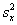 square of S subscript X