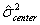 estimated combined process center and within-process variance