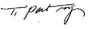 T. Paul Teng Signature