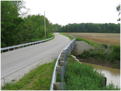 Photo. Bowman Road Bridge after 4.5 years. Click here for more information.