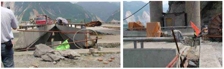 Photo. End of Miaozhiping Bridge and its Overpass for the Old Highway. Click here for more information.