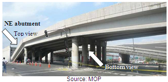 Photo. Northeast end of Miraflores bridge. Click here for more information.