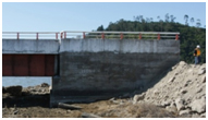 Photo. Retaining wall at Raqui 2. Click here for more information.