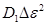 an additional  quadratic term for the strain amplitude D sub1 time delta epsilon squared