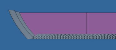 This illustration shows the two layers of spheres used for bed roughness modeling.