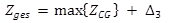 Figure 22. Equation. German BCI. Z sub ges equals the max of open brace Z sub CG close brace plus delta sub 3.